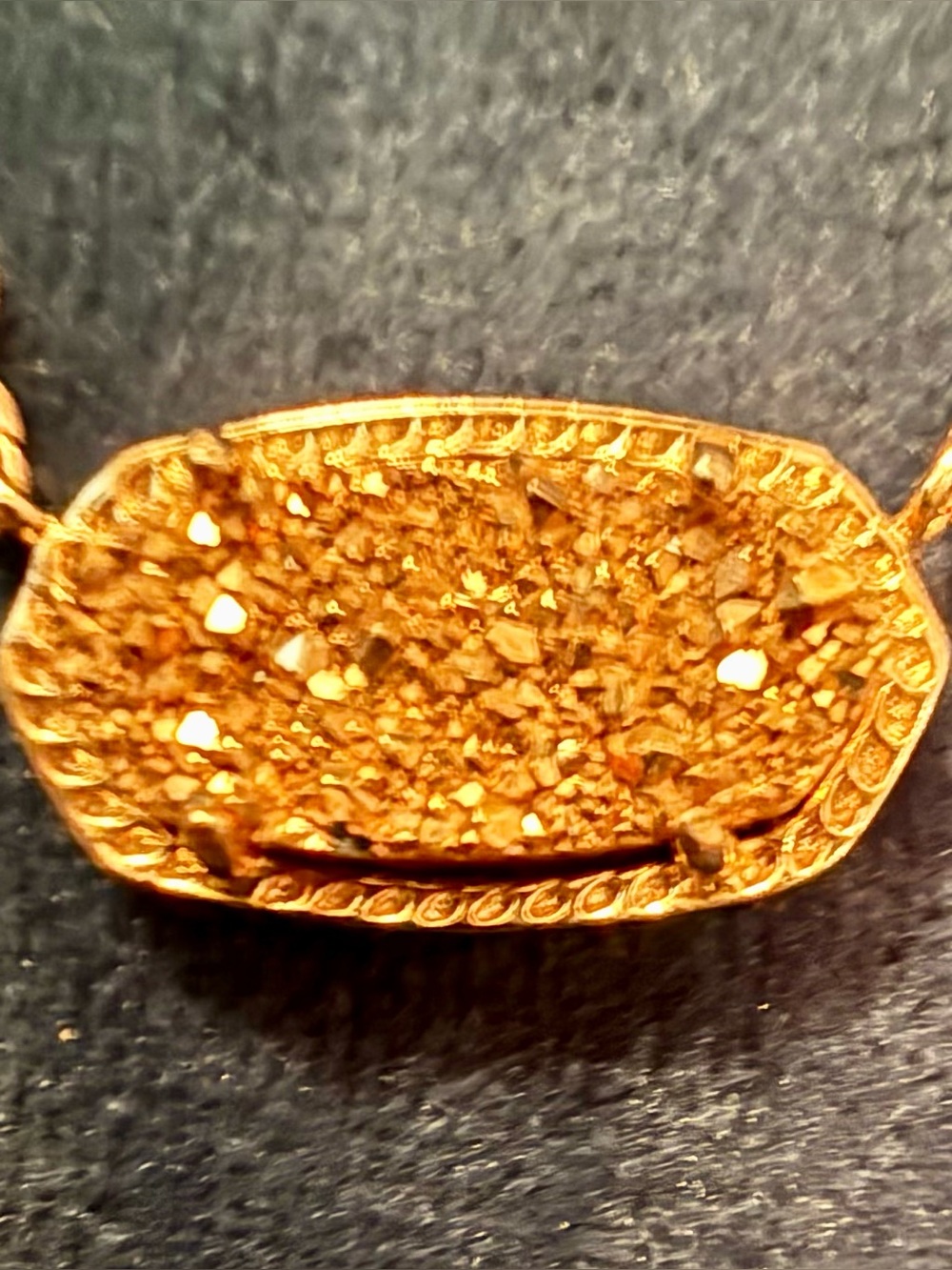 💕FLASH SALE Kendra Scott Elisa Rose Gold Druzy Pendant Necklace